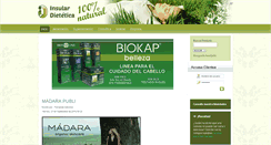 Desktop Screenshot of insulardietetica.com